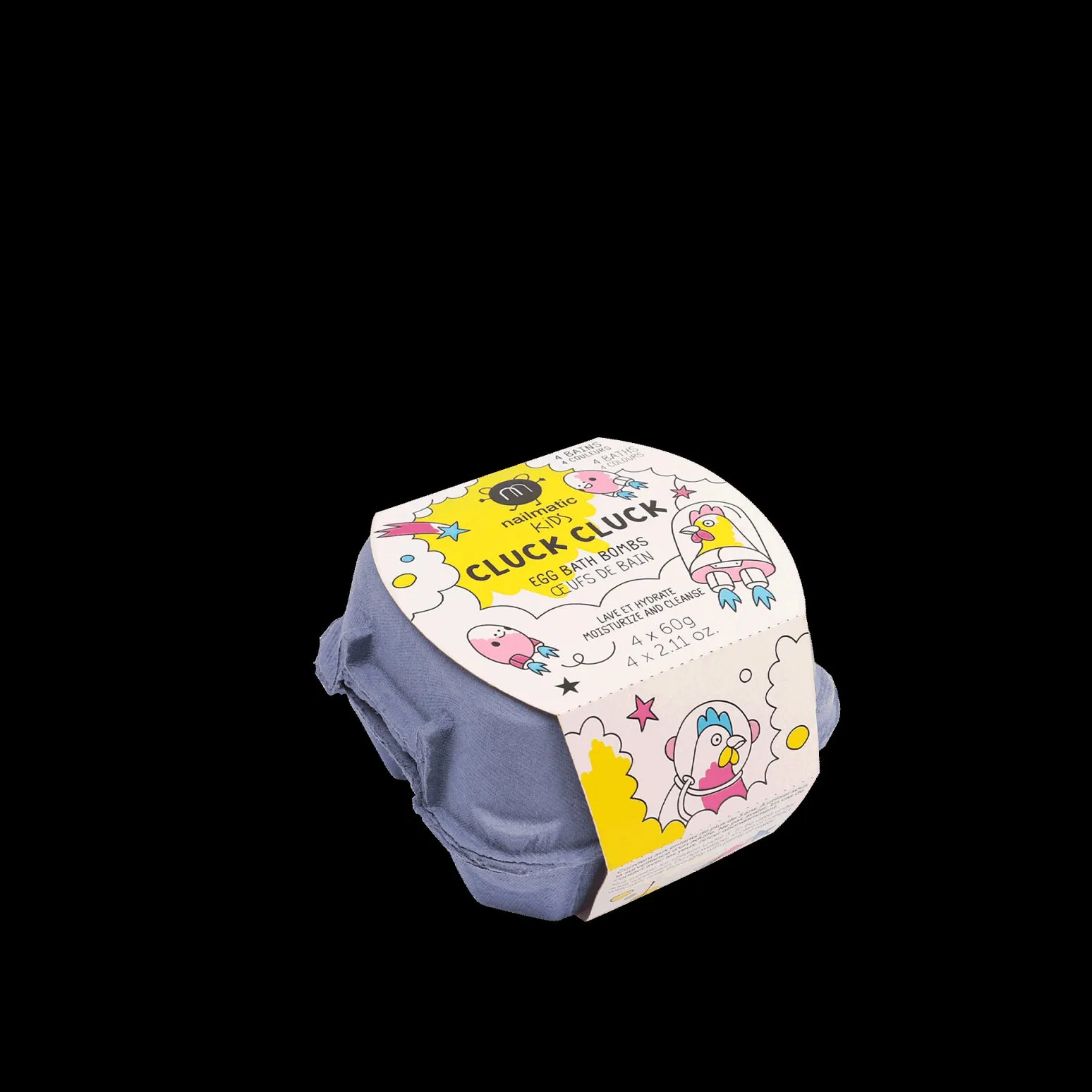 4 Eggs Bath Bombs Kids