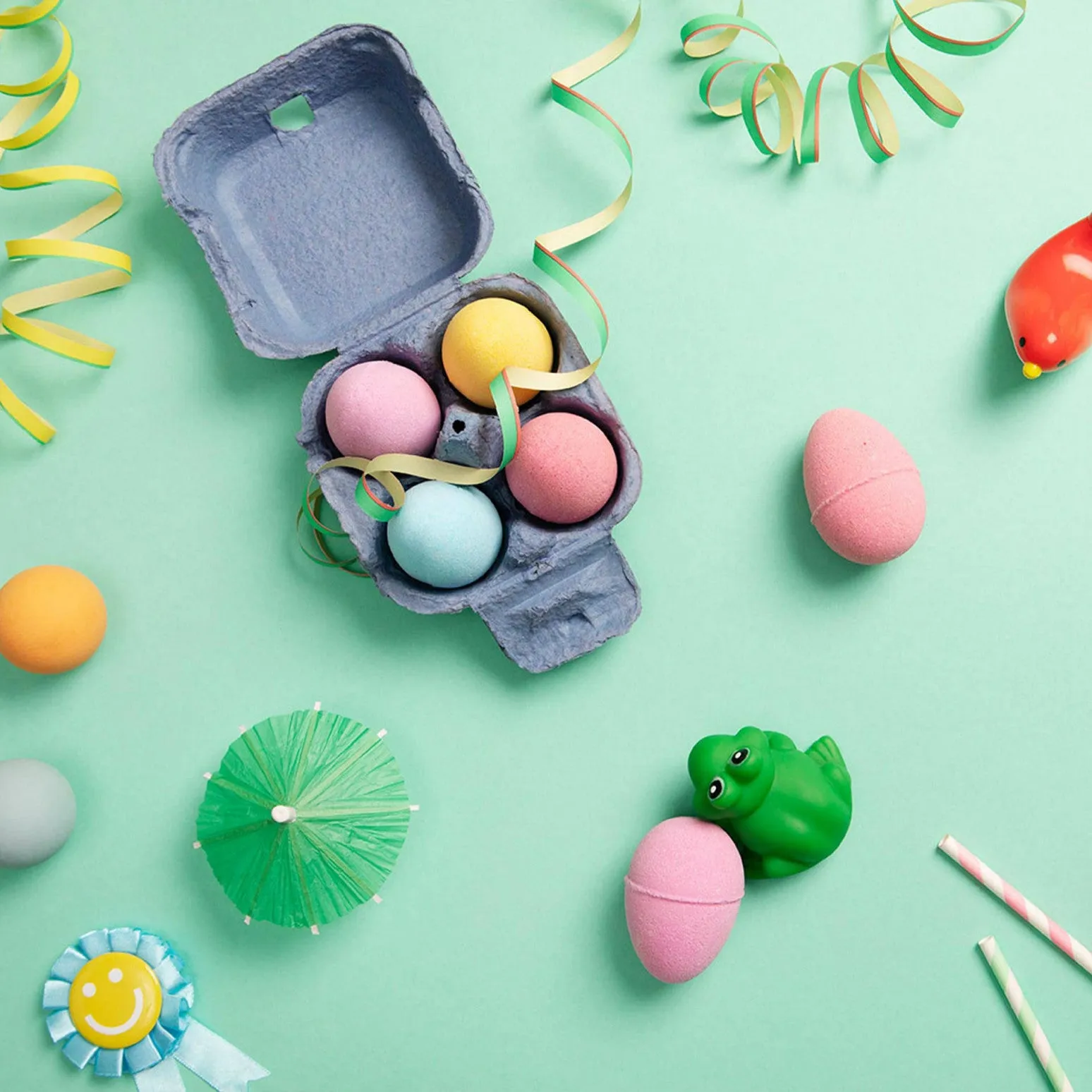 4 Eggs Bath Bombs Kids