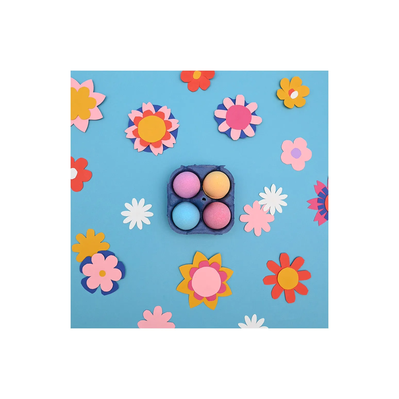 4 Eggs Bath Bombs Kids