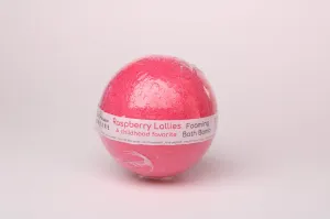 Bath Bomb Raspberry Lolly
