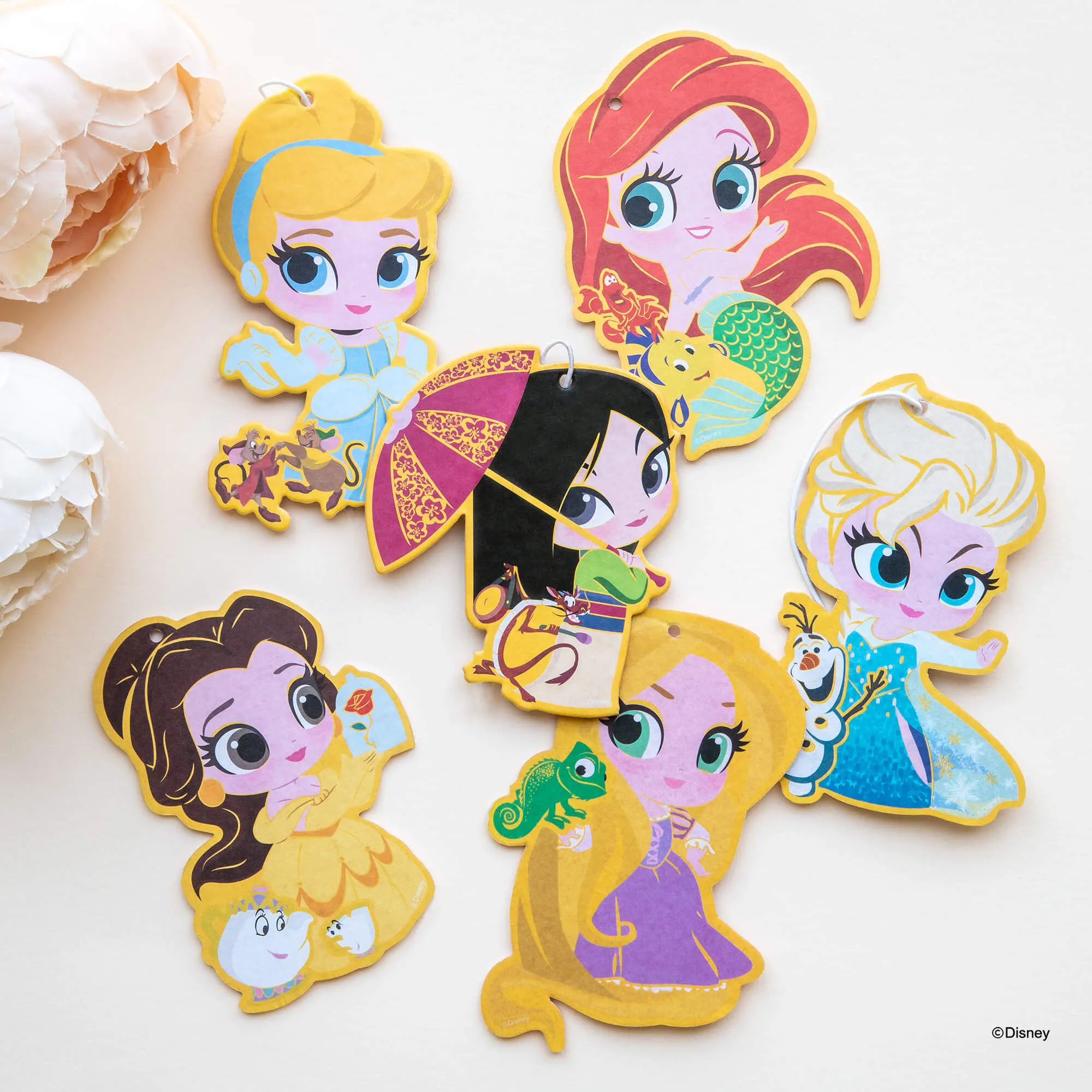 Disney Car Air Freshener Ariel & Flounder & Sebastian