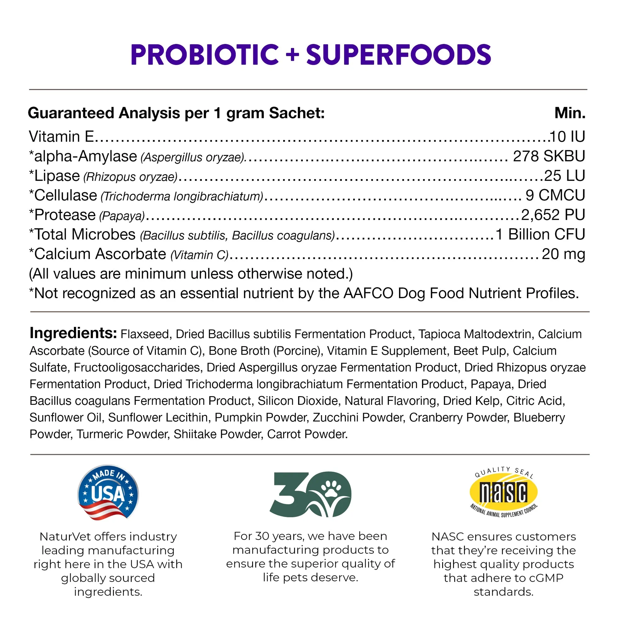 Evolutions - Probiotic   Superfoods Sachet