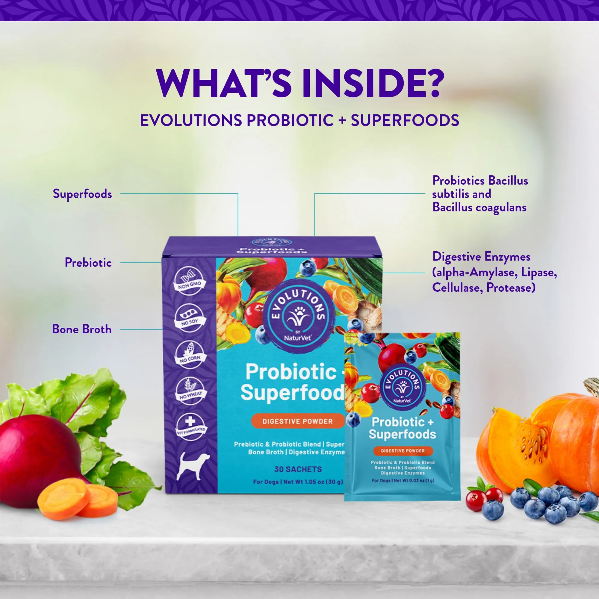 Evolutions - Probiotic   Superfoods Sachet
