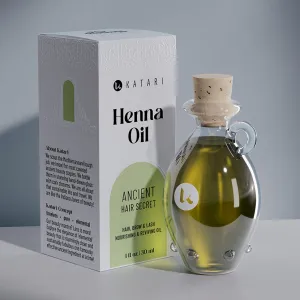 Henna Oil | 100% pure, cold-pressed oil for healthy brows, lashes & shiny hair