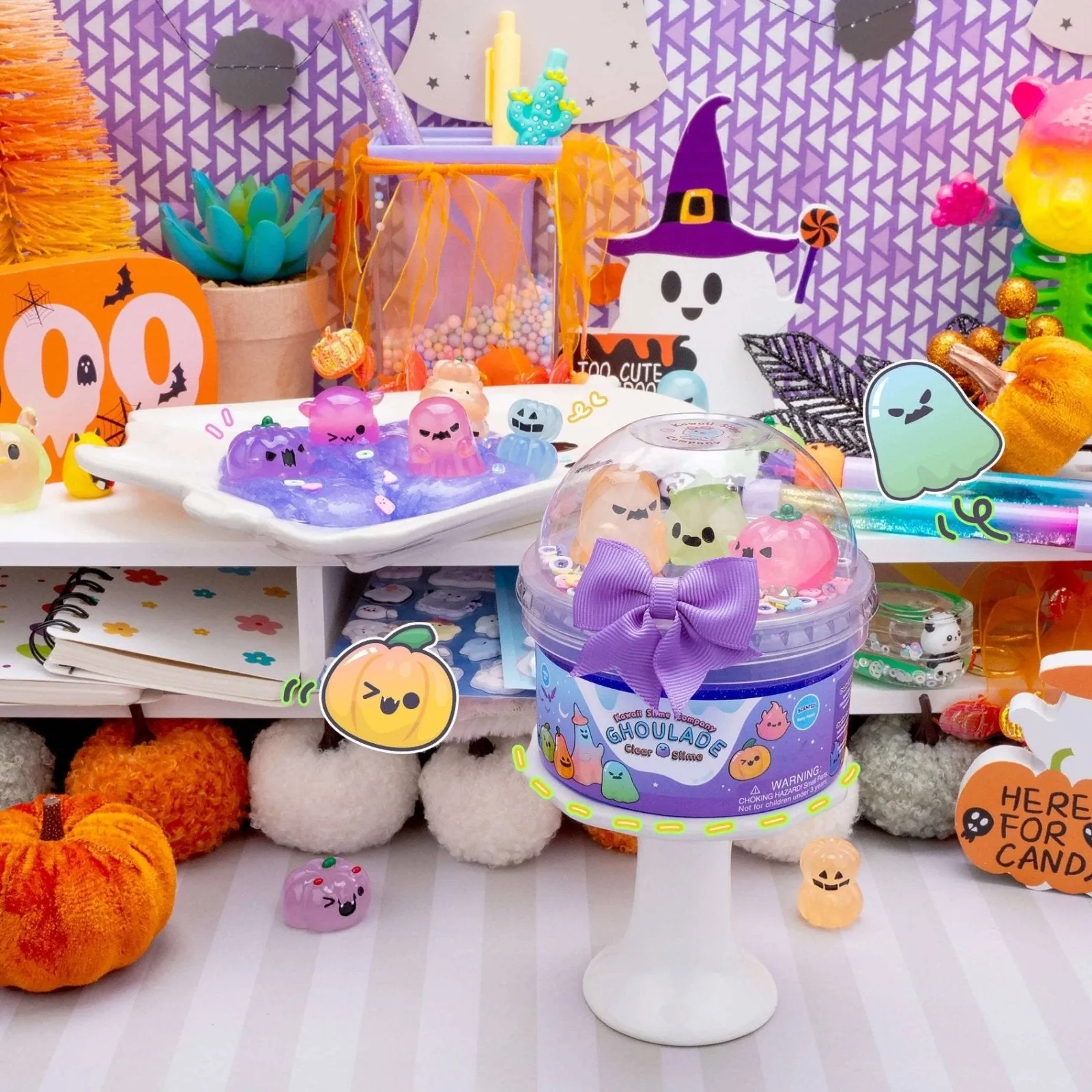 Kawaii Slime - Ghoulade Clear Halloween Slime