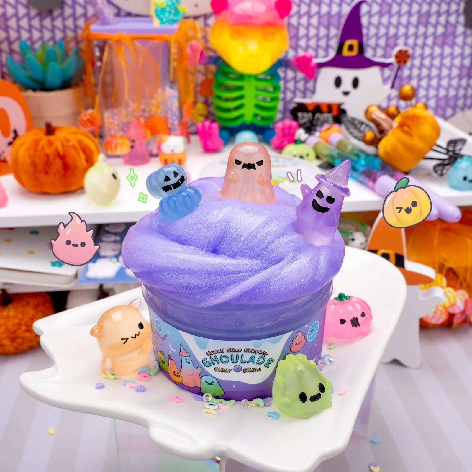 Kawaii Slime - Ghoulade Clear Halloween Slime