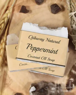 Peppermint Natural Coconut Oil Soap
