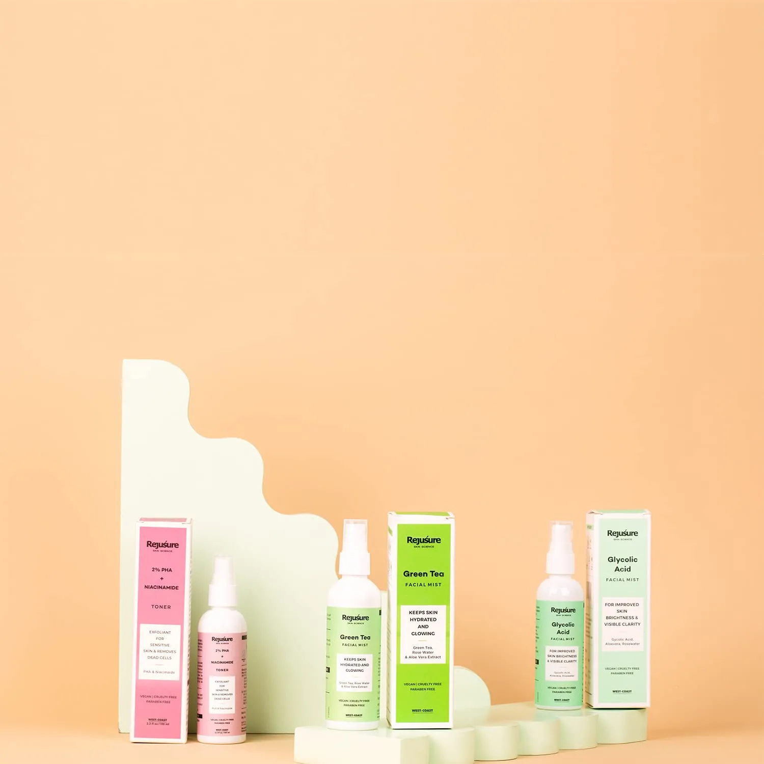 Rejusure Green Tea Facemist – Keeps Skin Hydrated & Glowing – 100ml