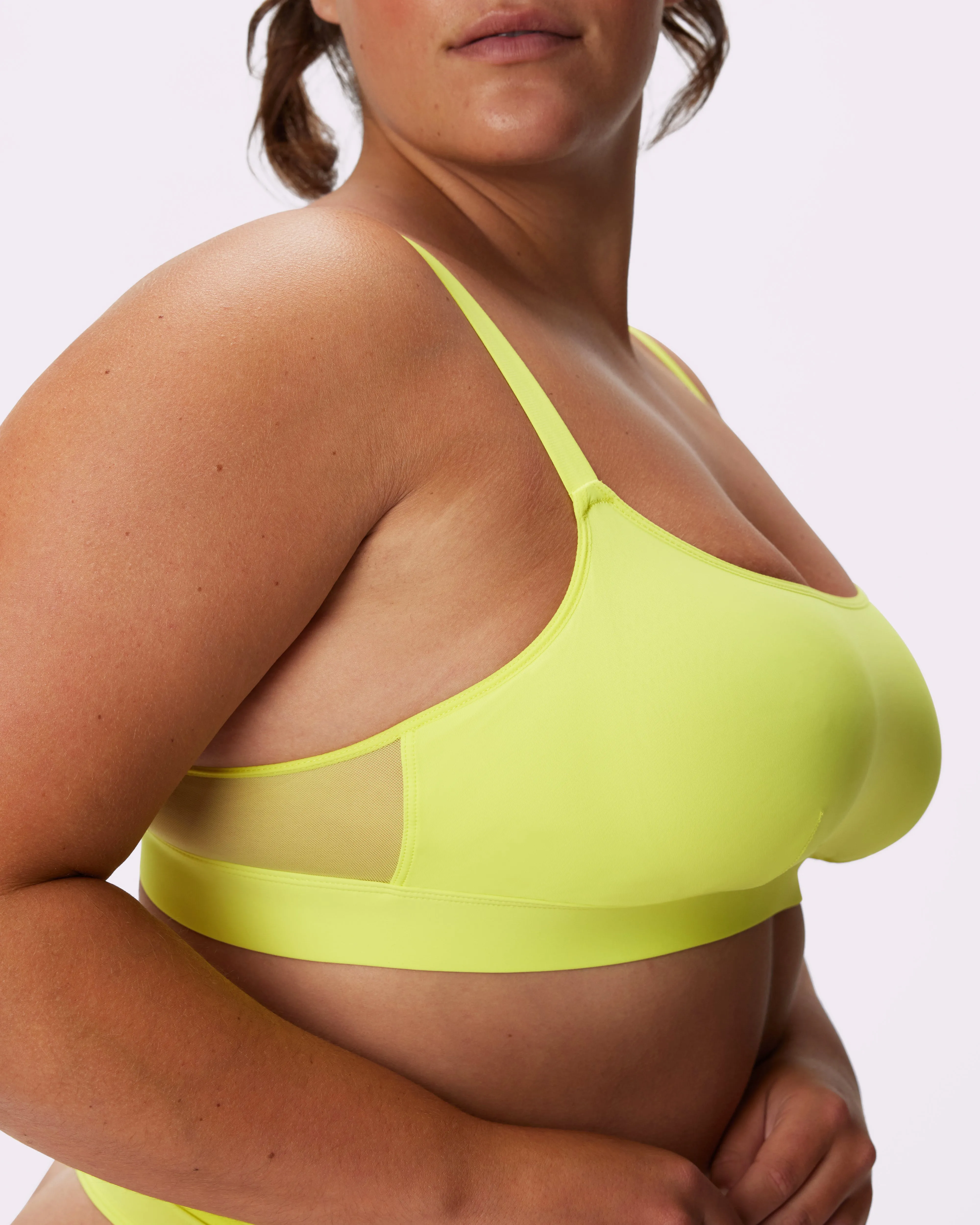 Re:Play Scoop Bralette | Ultra-Soft Re:Play (Lemon)